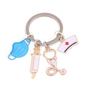 Regali infermiere per donne portachiavi studente infermieristico apprezzamento laurea infermiere compleanno femminile accessori medico insegnante di medicina - Product Image 6