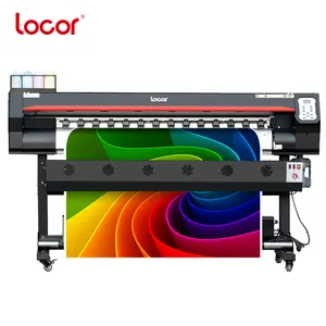 Grootformaat Buitenreclame 8ft 2 Kops Inkjet Machine 3.2M Flex Banner Plotter Groot Formaat Eco Solvent Printer Xp600 I3200