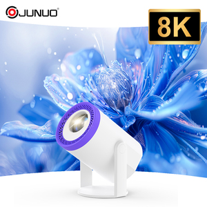 JUNUO Turn 1 Mini <b>Projector</b> 200 Lumens 720P 1+8GB Android 14 with BT Portable 4K Support for Home Use - Product Image 3