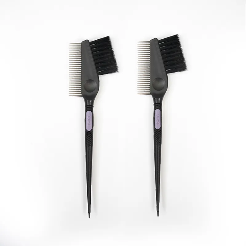 VIC AC09 Tint Brush Soft And Double-Sided Hair Treatment Comb Hair Dye Brush Salon Hairdresser Hair Dye Tool