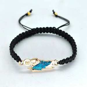 Kdc2751 Bán Buôn Thời Trang Handmade Kinh Mân Côi Tôn Giáo Macrame Sợi Dây Thừng Chuỗi May Mắn Chúa Giêsu Vòng Đeo Tay Quyến Rũ - Product Image 5