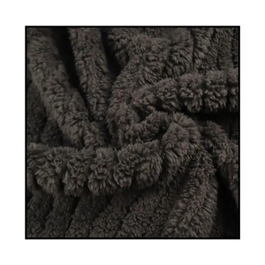 Tejido de punto negro de imitación para cama doble Jacquard Fleece Winter Fabric <span class=keywords><strong>por</strong></span> <span class=keywords><strong>metro</strong></span> - Product Image 3
