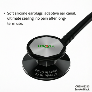 YLCSH CHSH68213 Stetoscopio di Lusso in Acciaio Inossidabile Nero Fumo, Strumento Diagnostico con Suono Nitido per Medici - Product Image 4