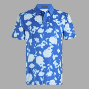 Sublimación impresa de lujo para hombre Polo de Golf que absorbe la humedad Poliéster Spandex Camisas de Hombre Polo Camisas de Golf Logotipo personalizado - Product Image 6