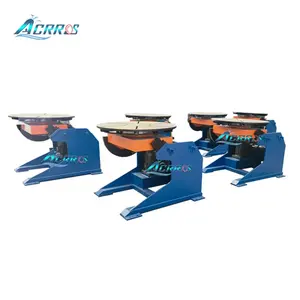 loading 1200kgs Steel Pipe Rotating turntable Welding Positioner Center For sale