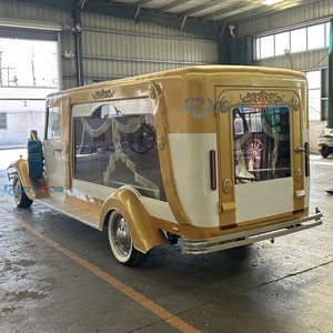 European Classic Style Funeral Coffin Car Funeral Ceremony Coffin Carriage <b>Trailer</b> Popular Electric Funeral Buggy - Product Image 2