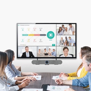 Barre vidéo 4K Caméra de vidéoconférence à suivi automatique Caméra de salle de réunion tout-en-un pour <span class=keywords><strong>Zoom</strong></span> - Product Image 2