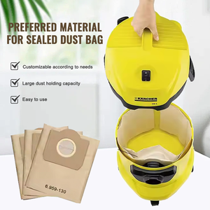 Bolsa de filtro de polvo de papel WD 3 6.959-130,0 pieza de repuesto para aspiradora Karchers WD3200 WD3 WV3 - Product Image 1