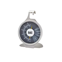 ShenWei SWK-006 Termometer Oven Tahan Air Dial Baja Tahan Karat 50-300C/200-600F untuk Memanggang BBQ Tanpa Perlu Listrik