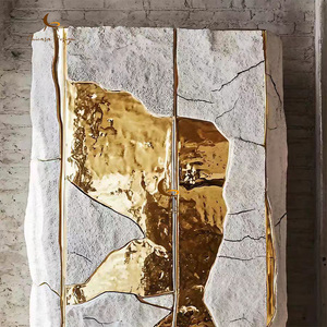 Gold Brass Copper Base Elegant Design <b>Storage</b> Luxury Modern Bar Cabinet for Home Living Room Villa Office - Product Image 3