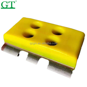 Patins en caoutchouc pour chaînes en acier PC35, qualité OEM, à boulonner, pour excavatrices, patins de chenilles en caoutchouc à clipser - Product Image 4