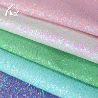 Feuilles de tissu en similicuir PU vegan, effet pailleté épais, brillantes, anti-moisissure, résistantes à l'abrasion, pour la décoration, la fabrication de chaussures et le bricolage