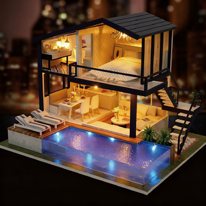 Casa Modulare Mini Container Ecologica Impermeabile in Legno Fai-da-Te con Arredamento per Uffici Appartamenti Ville - Product Image 3