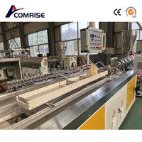 Máquina para Fabricar Perfiles de Plástico PVC WPC, Línea de Extrusión de Marcos de PVC, Máquina de Extrusión de Perfiles de PE PP