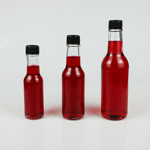 Garrafa de Vidro Transparente Barata para Molho Picante (Tabasco) 5oz 150ml 250ml com Tampa Rosqueável à Prova de Vazamentos e Inserto Dosador - Product Image 6