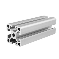 Fabricant de profilés en alliage d'aluminium 2020/3030/4040 industriels personnalisés Profilés en aluminium à fente 6063 T