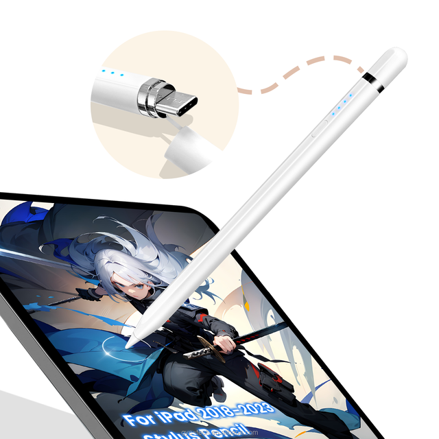 New Arrival Light Indicate Active Stylus Pens for Apple Usb c Touch Screen Writing Magnetic Pencil for Ipad Tablet