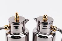 Carafe Thermique Isolée Premium pour Café Arabe, Pot Dallah de Luxe, Rétention de Température 24H, Bouteille Isotherme Sous Vide pour Décoration Intérieure