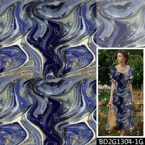 Produttore fornitore di cotone leggero tessuto stampato con motivi etnici per abiti eleganti e arredi per la casa - Product Image 4