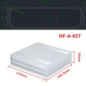 EBM IP54 Rated Extruded Aluminum Amplifier Heatsink Boxes Housing Customization Industrial Electrical AC Inverter <b>Enclosures</b> - Product Image 5
