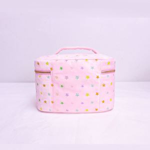 Women's Eco-Friendly Travel Cosmetic Organizer Bags Personalized Customized Super Soft Handheld Makeup <b>Storage</b> Large Capacity - Product Image 5