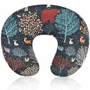 Soft Newborn Nursing <b>Baby</b> Girl <b>Pillow</b> Supportive & Comfortable Breastfeeding Tummy Time <b>Pillow</b> - Product Image 1