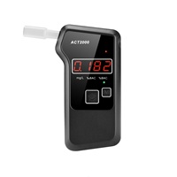 Nuevo alcoholímetro portátil con pantalla digital y celda de combustible, probador de alcohol de fábrica