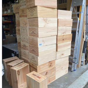 Pan Bán Buôn Rượu Vang Hộp Thiết Kế Thanh Lịch Bia Chai Bin Rượu Vang Bằng Gỗ Lưu Trữ Hộp Thùng Quà Tặng Rắn Gỗ Rượu Vang Hộp - Product Image 2