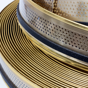 Kanal harfleri mazk icin al tin rengi delikli al uminyum serit al uminyum kannal kanali Trim Ca p - Product Image 5