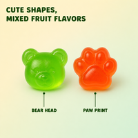 Op maat gemaakte private label gummy bear jelly snoep OEM ODM multi-smaak zachte bulk groothandel snoepfabriek