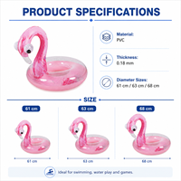 Hochwertiger PVC-Schwimmring in Tierform für Strand- und Poolpartys