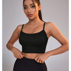 Haut court de sport sans coutures pour femme, séchage rapide, respirant, dos nu, soutien-gorge de yoga pour la gym et l'entraînement - Product Image 4