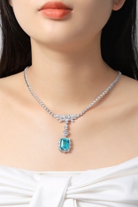Qinglong Jewelry Factory Precio al por mayor Zafiro Piedra preciosa de laboratorio de alta calidad Paraiba Fancy Cut Paraiba Blue Paraiba Green Gems - Product Image 5