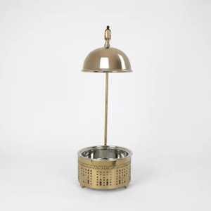 Plat de service décoratif en acier inoxydable pour buffet haut de gamme, hôtel, restaurant, réception de mariage, banquet, traiteur - Product Image 5