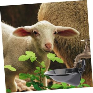 Bebedouro de Água para Ovelhas em Aço - Resistente à Corrosão, Bebedouro Automático de Alta Resistência para Cabras e Gado - Product Image 5