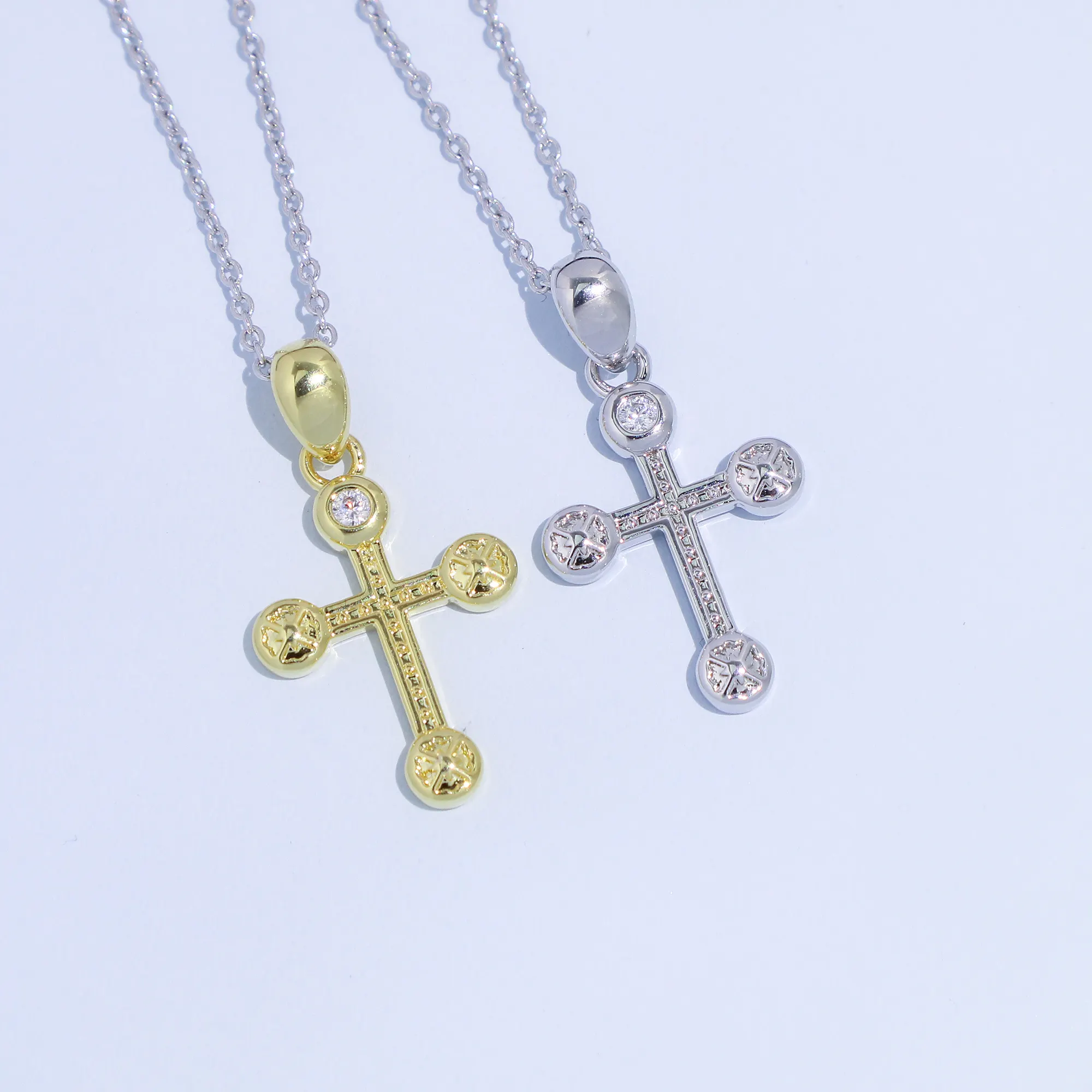 New fashion gothic cross jewellery latest pendant men cross necklace wholesale hip hop pendant