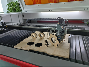 Mesin CNC Laser Double Head 300W Hybrid Mixed CO2 Laser Pemotong Pengukir Logam Akrilik 1310 CO2 - Product Image 6