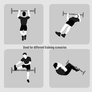 عارضة تمارين منزلية قابلة للتعليق على الحائط سهلة التركيب قابلة لتعديل العرض بدون براغي - Product Image 6