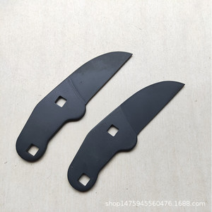 ใบมีดเหล็กกล้าคาร์บอนสูงสำหรับกรรไกรตัดแต่งกิ่ง รุ่น SK5 สีดำ รูปทรงดาบตรง น้ำหนัก 200 กรัม ผลิตที่ซานตง - Product Image 3