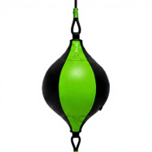 Balón de Boxeo de Doble Extremo, Inflable, de PU, para Entrenamiento de Reacción, Verde y Negro, para Práctica en Casa o Gimnasio - Product Image 1