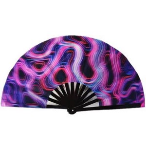 Abanicos Grandes de Bambú Plegables Personalizados de 13 Pulgadas, Abanicos de Mano para Baile - Product Image 5