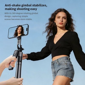 Trípode Selfie Stick con Seguimiento Facial por IA, 1.92M de Largo, Estabilizador con Luz de Relleno, Rotación 360°, Antivibración, <span class=keywords><strong>para</strong></span> Transmisión en Vivo - Product Image 4