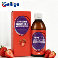 En stock, sirop stimulant l'appétit de 240 ml pour enfants et adultes, liquide vitaminé aux acides aminés pour améliorer les habitudes alimentaires