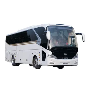 New bus body design 53 Seats 12m bus left hand drive passenger coach buses for sale