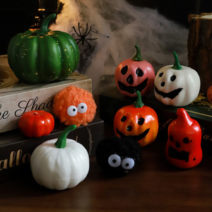 Halloween realista calabaza bruja figurita decoración creativa vacaciones ramo hecho a mano DIY tela Interior precio de fábrica rápido - Product Image 4