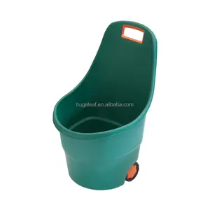 50L Garden Plastic Water Bucket with Wheels - China Garden Cart, Plastic  Bucket