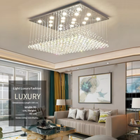 Lustre en cristal doré personnalisé pour hôtels, restaurants, maisons - Lampe suspendue moderne en cuivre et verre pour décorations de mariage