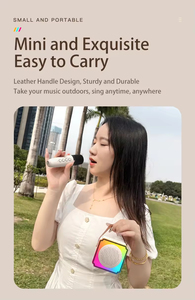 Chxdev thời trang Quà Tặng âm nhạc Nhà Bên KTV Karaoke đồ chơi <span class=keywords><strong>Microphone</strong></span> loa hát trẻ em Máy chơi nhạc woofer âm thanh Máy nghe nhạc - Product Image 3