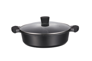 الأكثر مبيعًا كسرولة سطحية مرمية أوعية شعبية غير لاصقة طلاء رخامي أواني طهي من الألومنيوم المصبوب كسرولة - Product Image 3