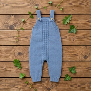 Nouveauté Automne Combinaison en Tricot Unisexe pour Bébé et Tout-Petit, Vêtement Casual à Boutons pour Bébé - Product Image 6